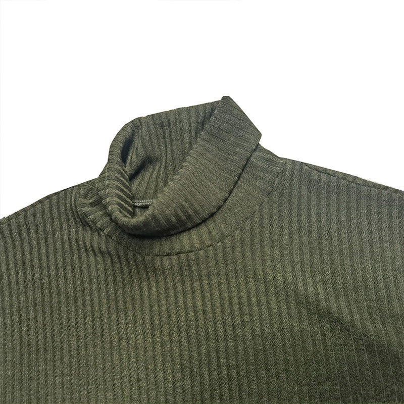 Fall Turtleneck Long Sleeves Knitted Sweaters