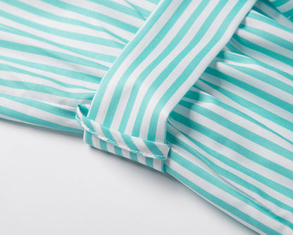Summer Striped Summer Long Maxi Dresses