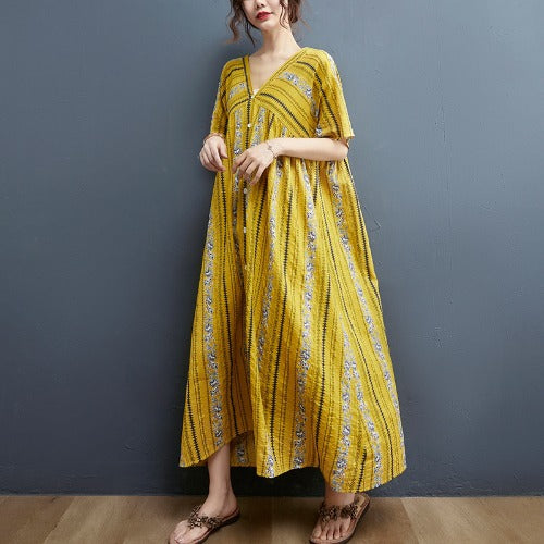 Summer Plus Sizes Long Cozy Dresses