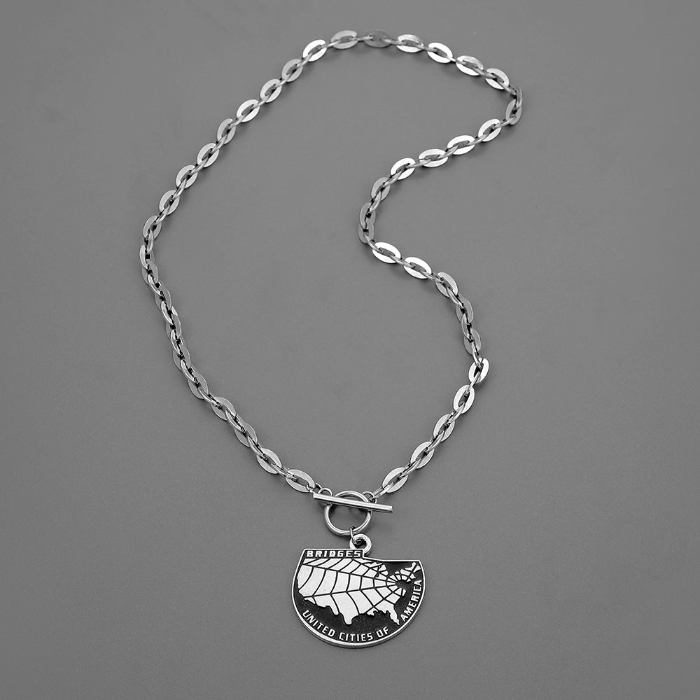 Fashion Hip Top Style Pearl Necklace for Men
