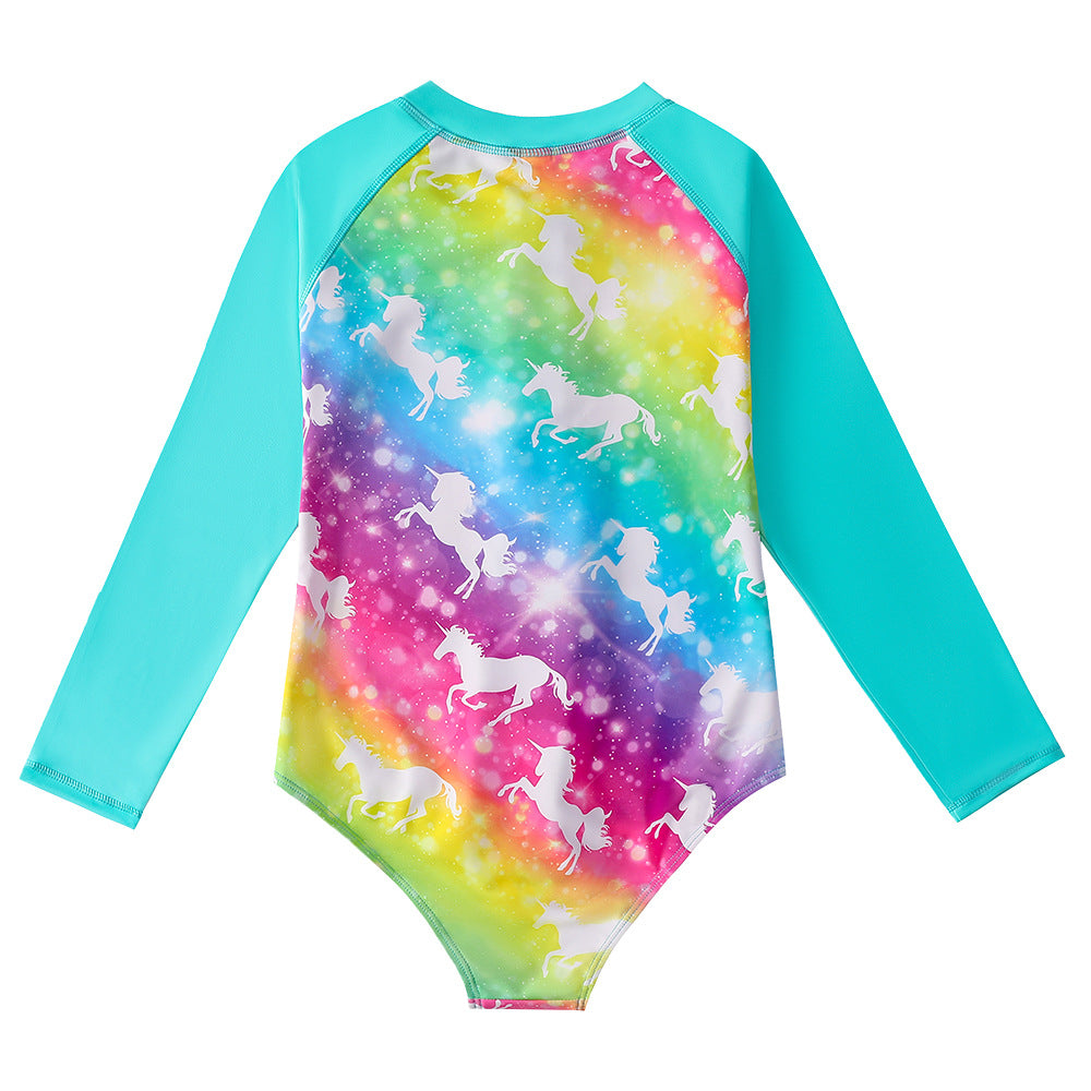 Long Sleeves Summer Beach Swimsuits for Girls