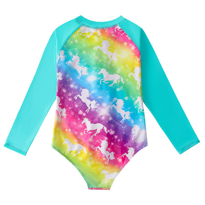 Long Sleeves Summer Beach Swimsuits for Girls