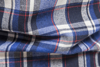 Fall Plaid Long Sleeves Shirts for Men