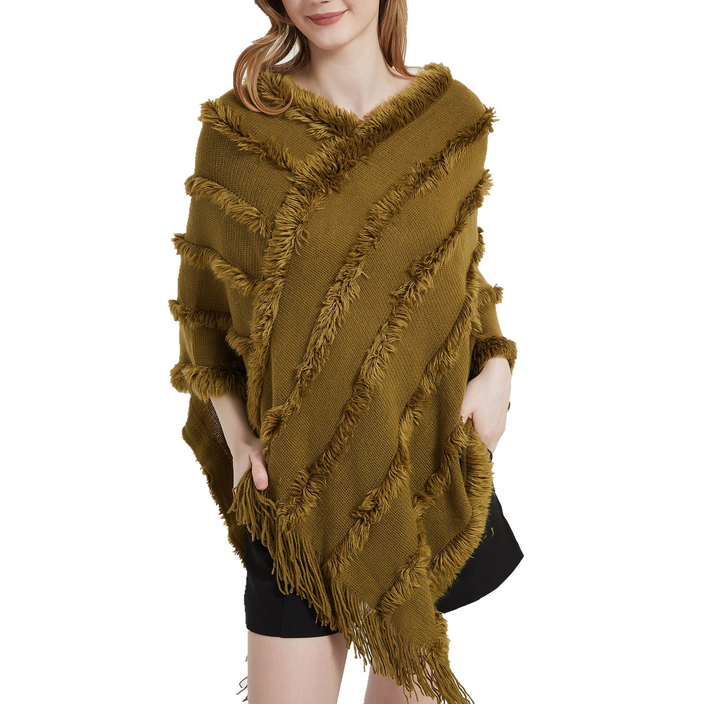 Fashion Knitting Women Capes