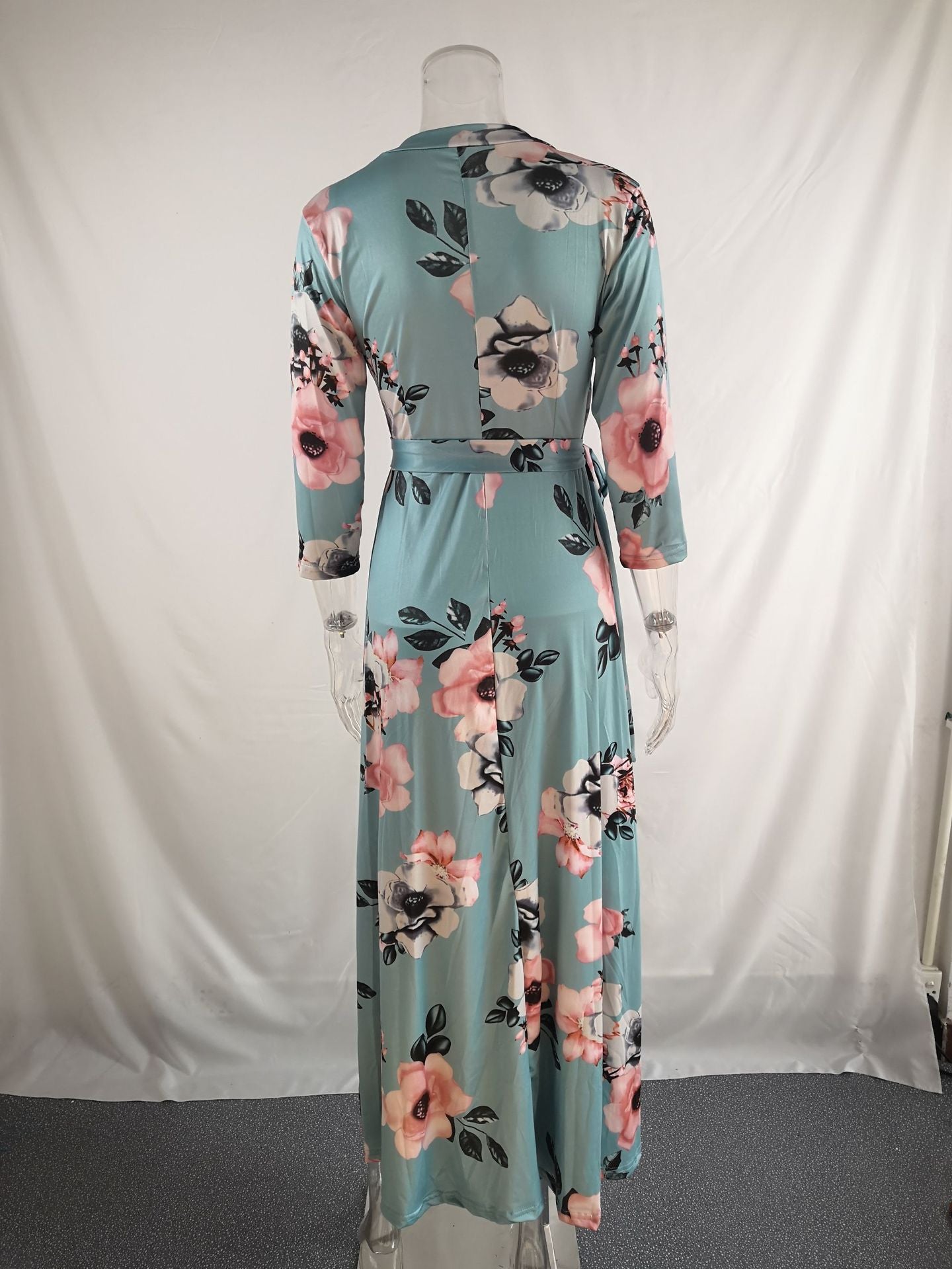 Plus Sizes Floral Women Autumn Party Dresses
