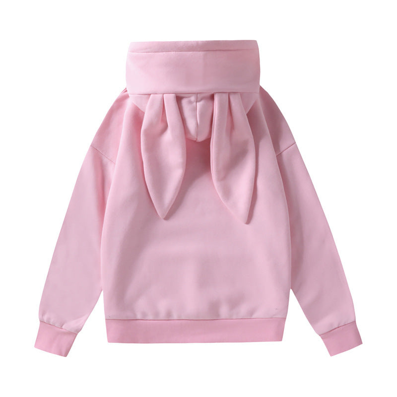 Cat Ear Design Women Velvet Hooides