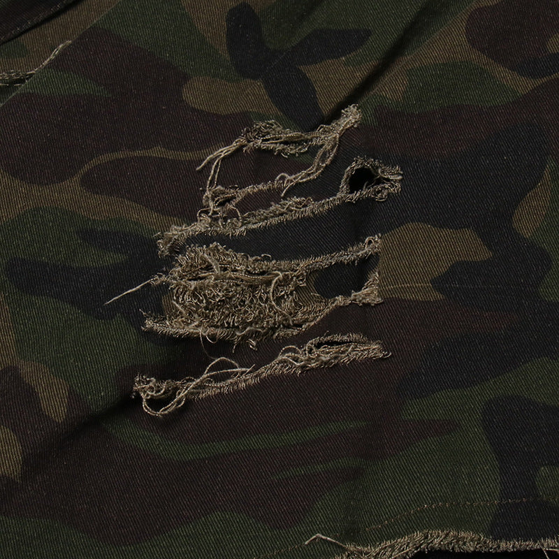 Designed Camouflage Irregular Fall Skirts for Women