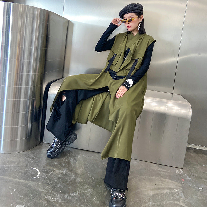 Summer Fashion Sleeveless Long Vest for Women