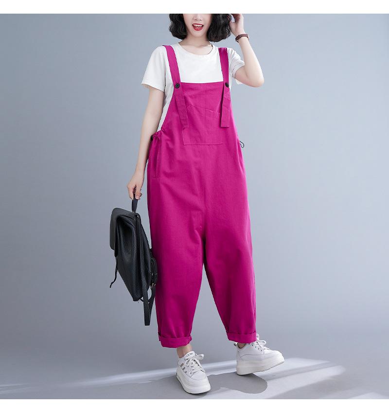 Summer Causl Loose Plus Sizes Jumpsuits-STYLEGOING