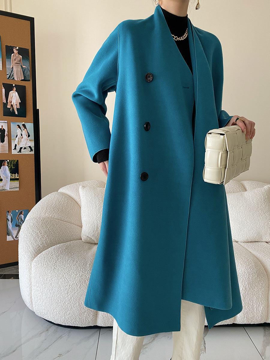 Desined Luxury Woolen Overcoats for Women