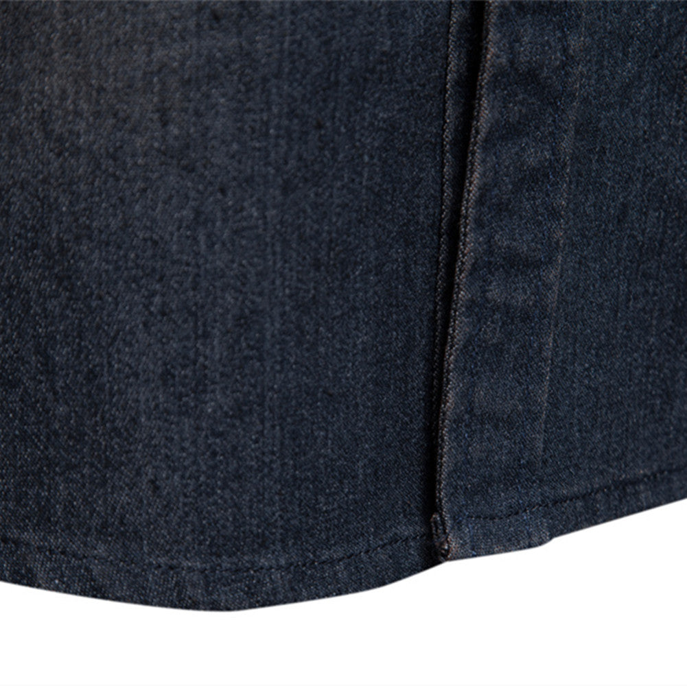 Casual Denim Long Sleeves Shirts for Men