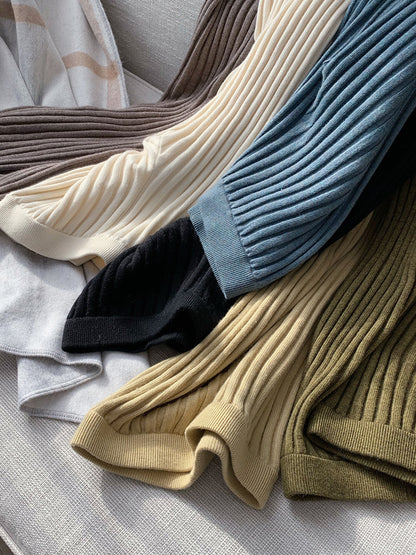 Fashion High Waist Knitting Winter Pants