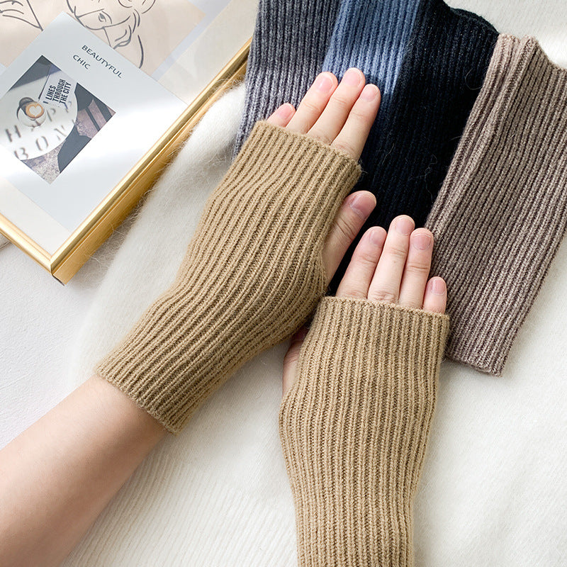 2 pairs/Set Winter Warm Knitted Gloves