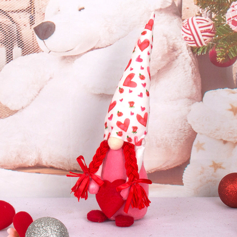 Cute Faceless Doll for Valentine's Day Wedding Day
