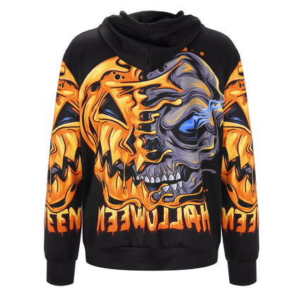 Happy Halloween Drawstring Hoodies for Winter-STYLEGOING