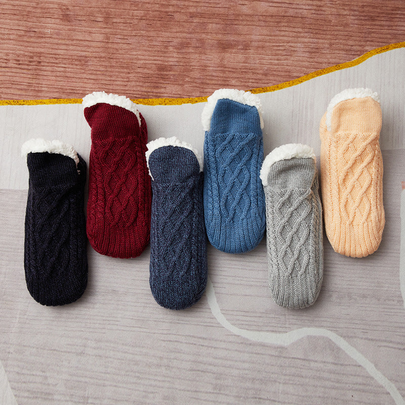 Warm Thicken Fleece Homewear Socks for Men&Women