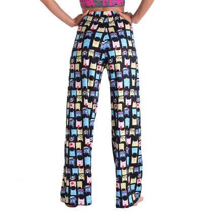 Leisure Women Comfortable Pants with Pocket