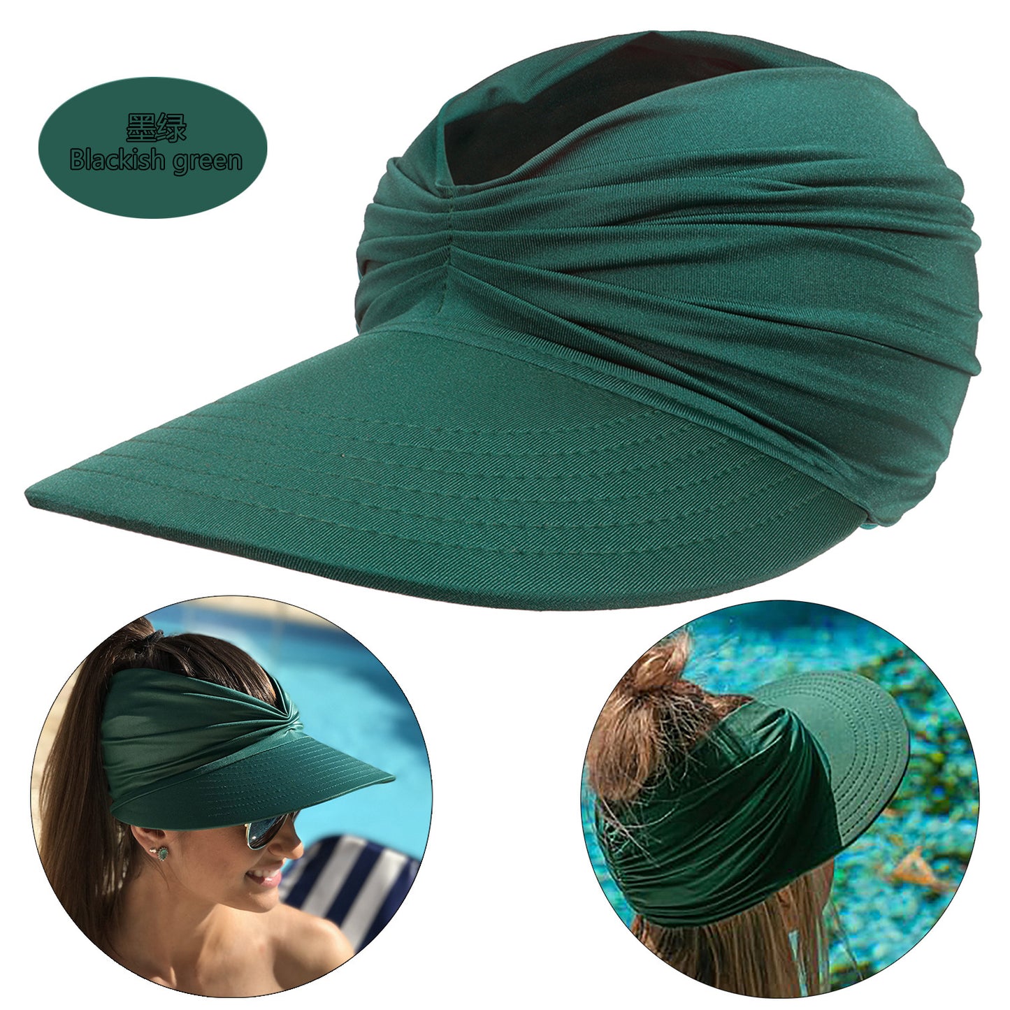 Summer Beach Sun Proof Outdoor Hats 2pcs/Set