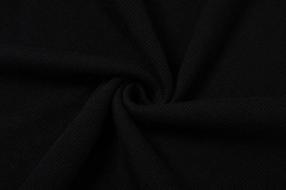 Sexy Zipper High Neck Bodycon Fall Dresses-STYLEGOING
