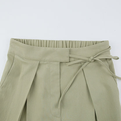Summer Casual High Waist Women Wide Leg Pants