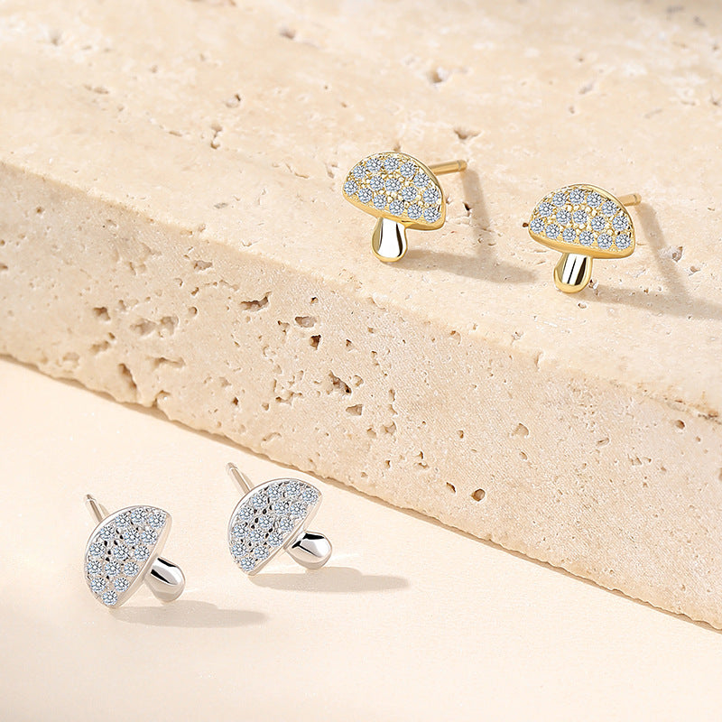 Simple Sterling Silver Studs for Women