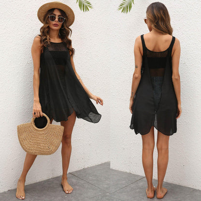 Women Irregular Summer Beach Cover Ups-STYLEGOING