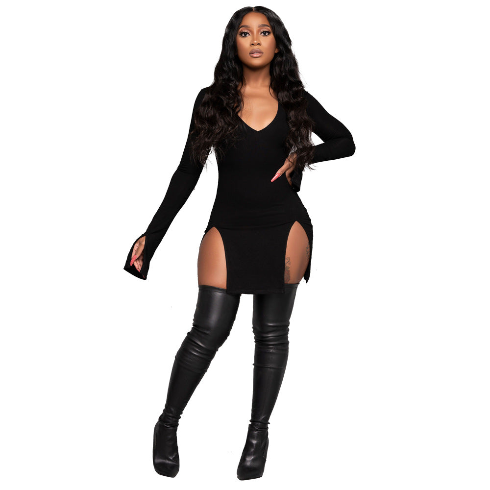 Sexy Long Sleeves Night Party Dresses