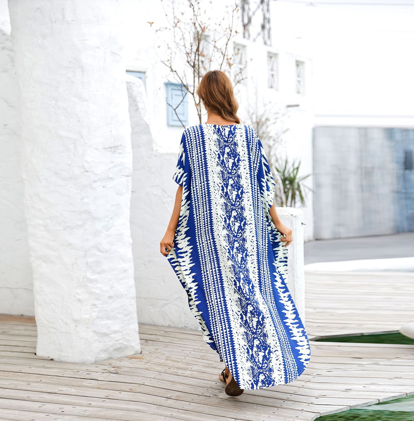 Women Summer Casual Plus Sizes Long Bikinis Cover Ups