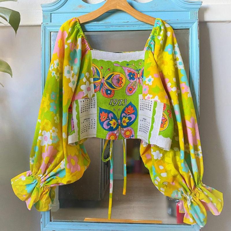 Summer Puff Sleeves Leisure Shirts-STYLEGOING
