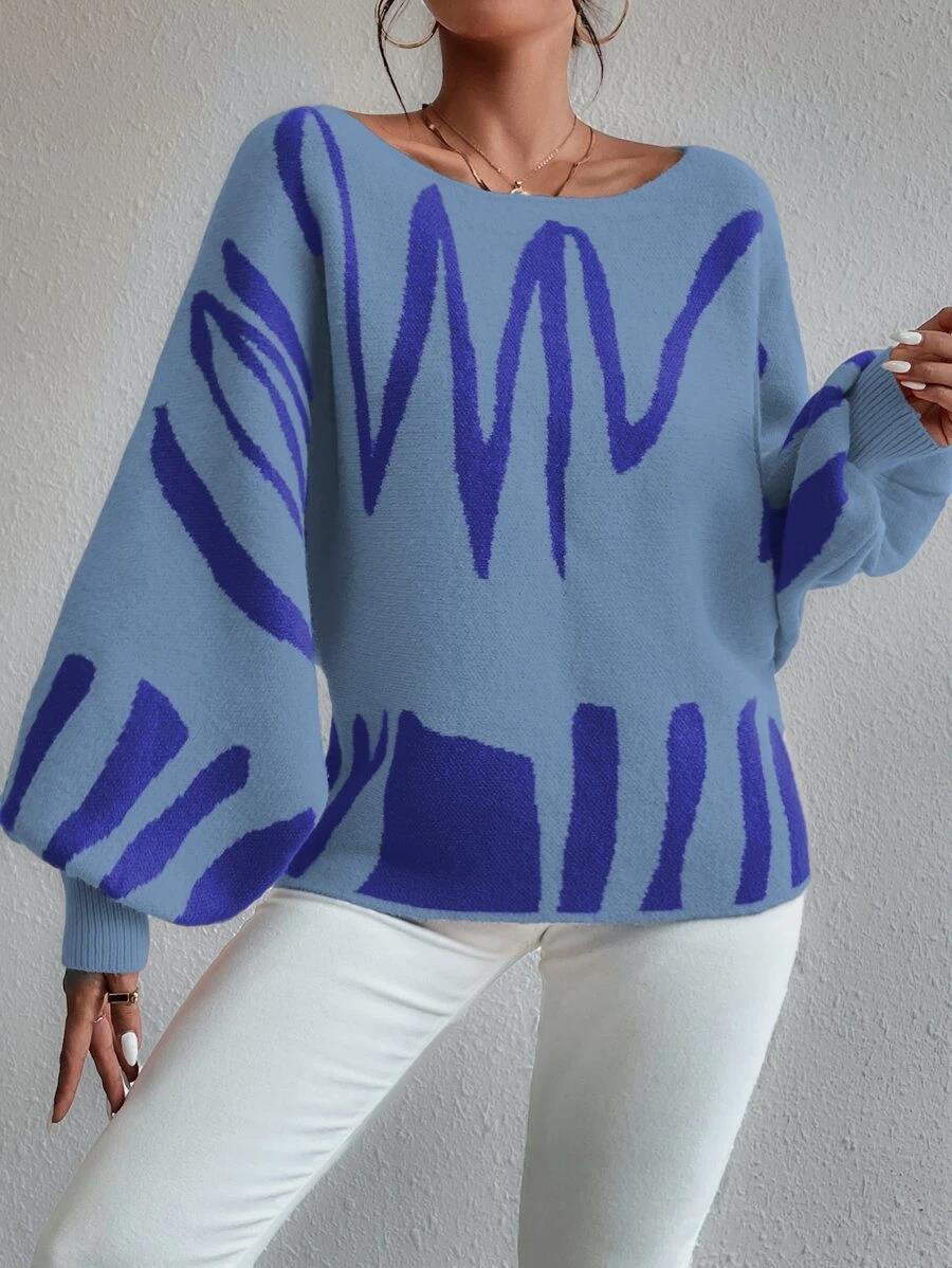 Designed Women Loose Knitted Sweaters