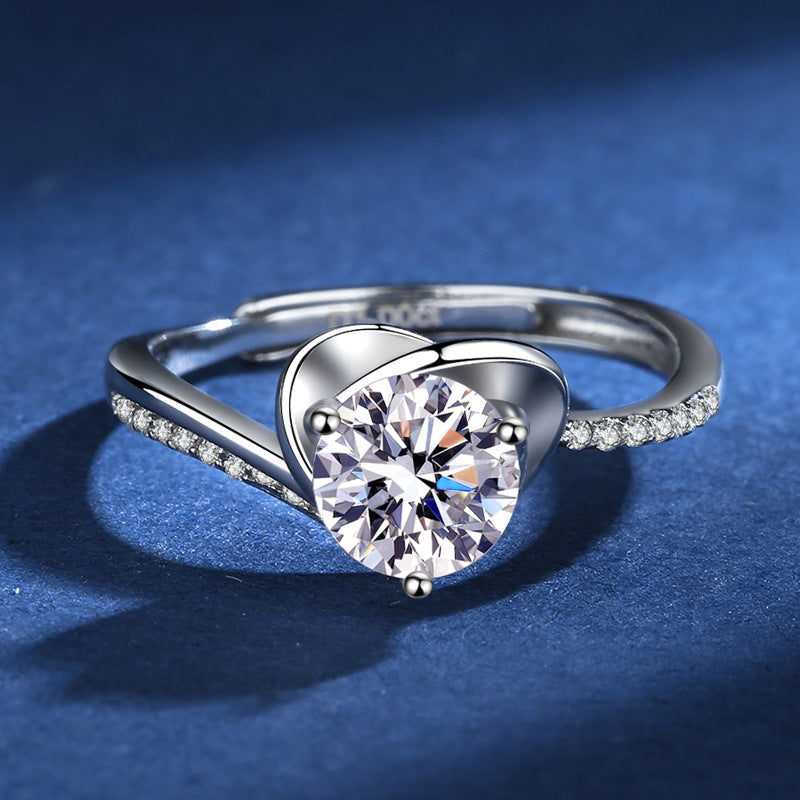 Fashion Sweetheart Design Silver Rings for Women