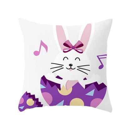 Easter Day Rabbit Pillow Case 2 Pcs/Set
