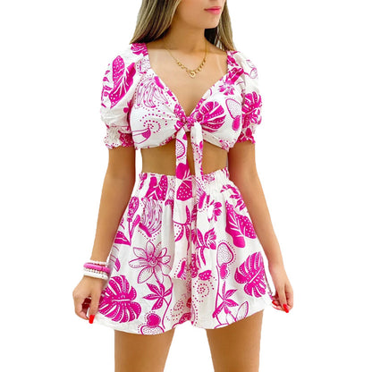 Sexy Summer 2pcs Women Short Outsuits