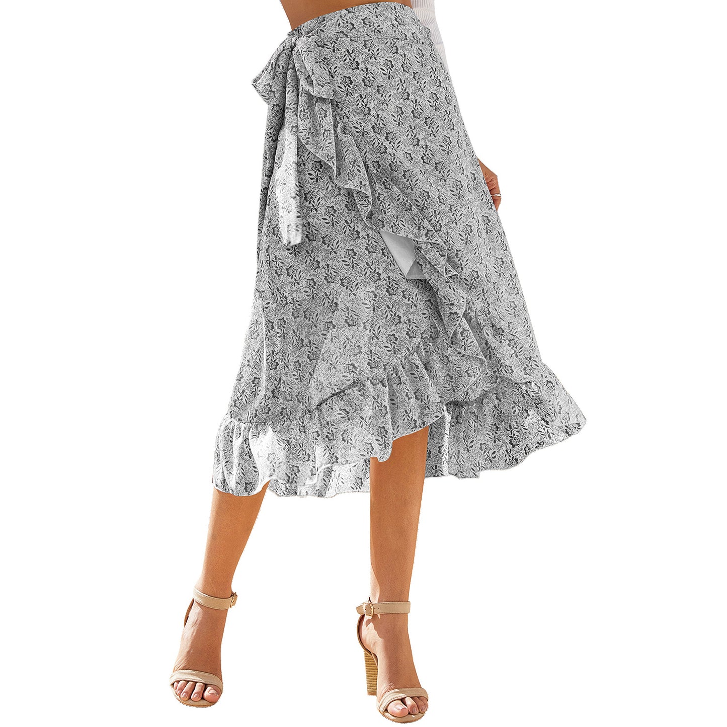 Sexy Summer Irregular Chiffon Skrts