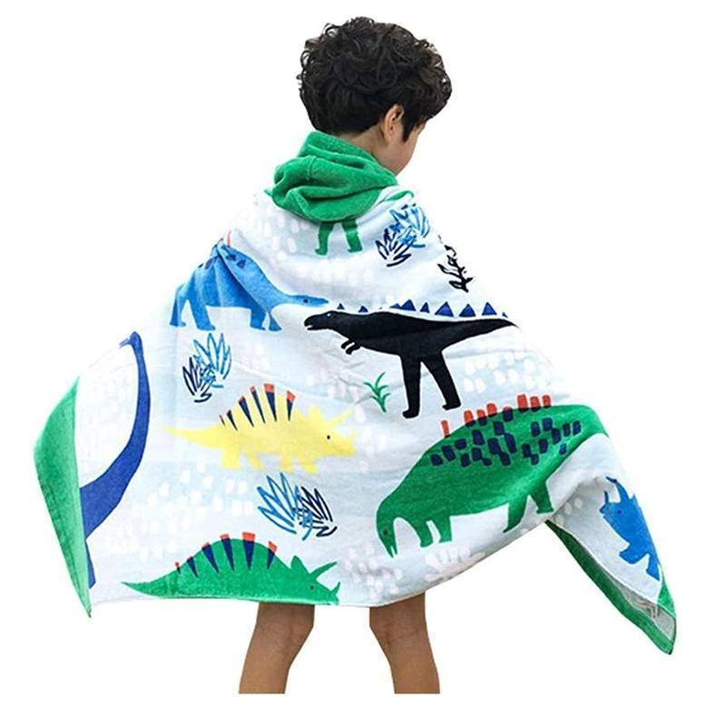 Kids Cartoon Print Bath Towel-STYLEGOING