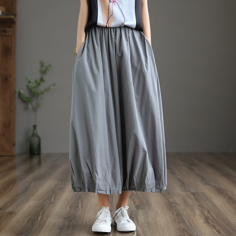 Casual Summer High Waist Women A Line Dresses