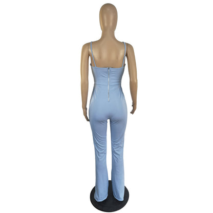Sexy Summer Bandage Sleeveless Women Jumpsuits
