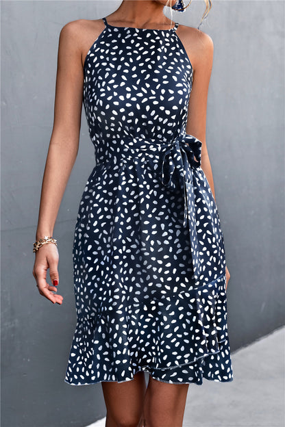 Summer Halter Irregular Mini Dresses