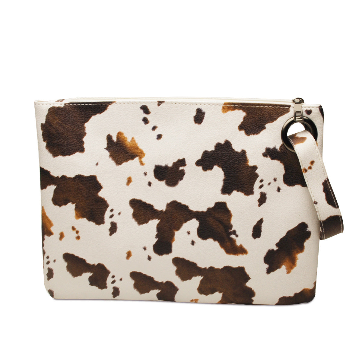 Women Sunflower Print Pu Leather Evening Clutch Bags