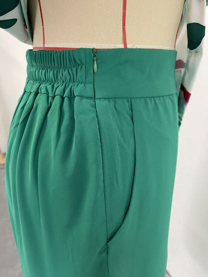 Loose Summer Two Pieces Wide Legs Women Suits