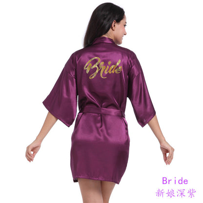 Women Wedding Bride Summer Night Gown
