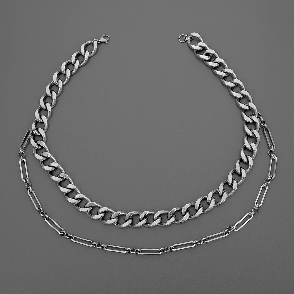 Fashion Hip Top Style Pearl Necklace for Men