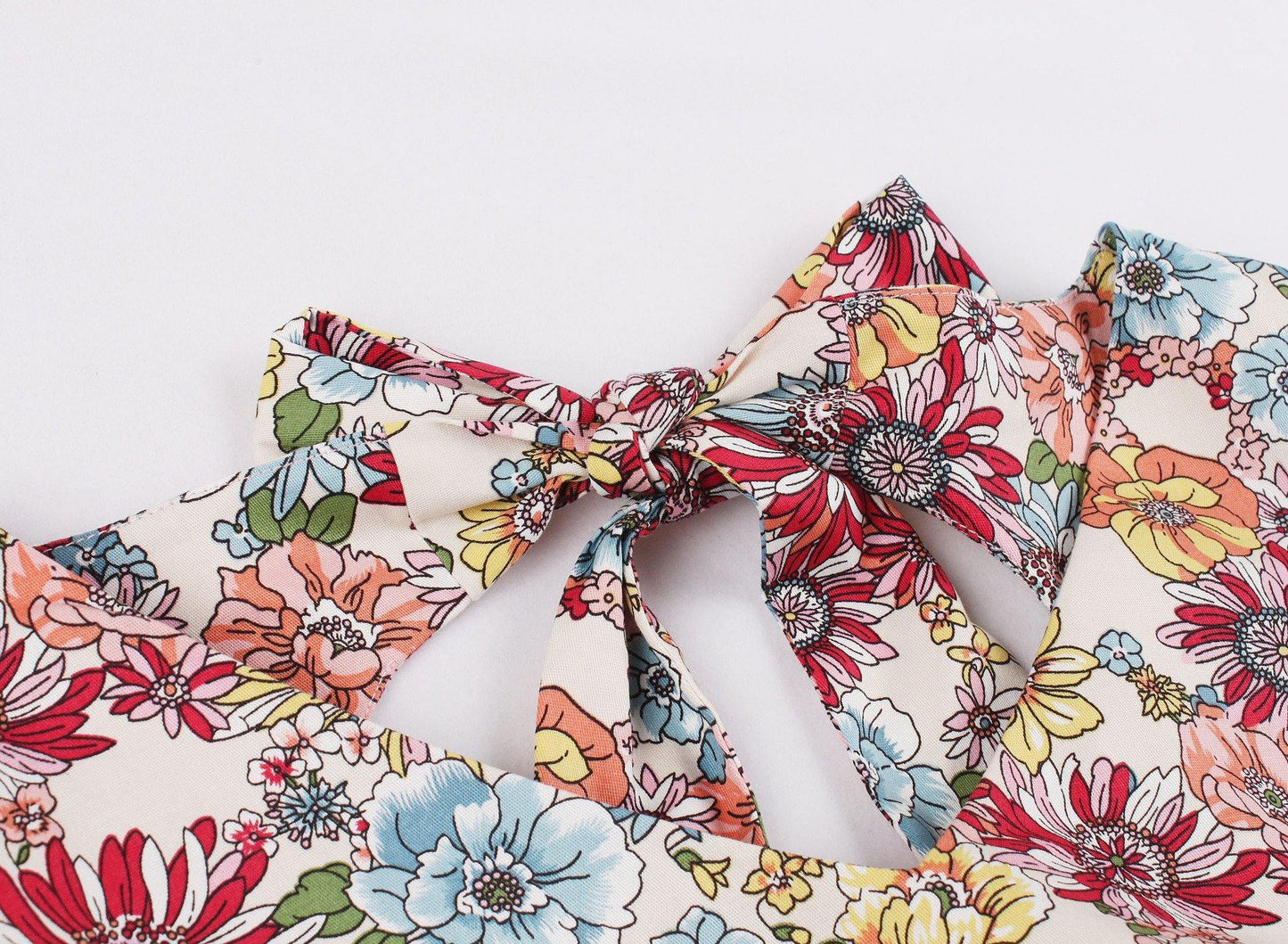 Summer Butterfly Print Short Dresses-STYLEGOING