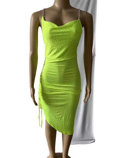 Sexy Summer Sequined Halter Dresses