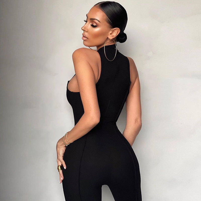 Sexy Sleeveless Women Jumpsuits