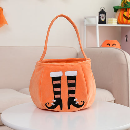 Halloween Pumpkin Candy Handle Bags/Basket
