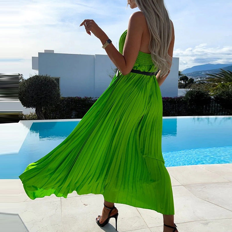 Summer Halter Backless Dresses