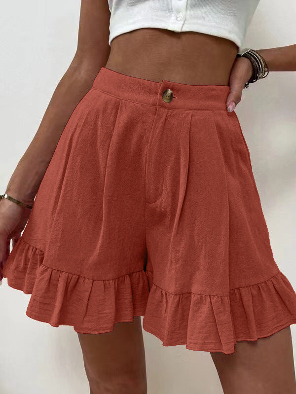 Casual High Waist Summer Short Pants for Women