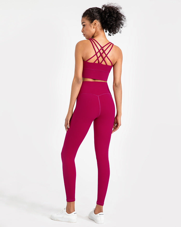 Sexy Women Outdoor Running Yoga Sets for Exercising