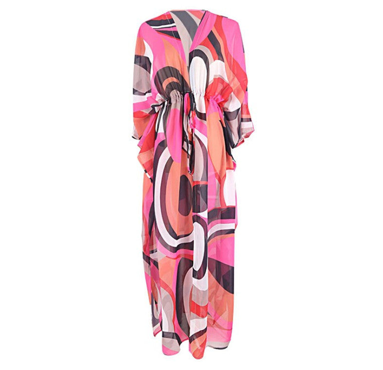 Summer Chiffon Beach Cover Up Dresses for Women